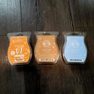 NWT Scentsy Bundle of Three (3) Wax Bars | Assorted Fall/Winter Scents